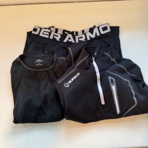 Boy's Ski/ Snow Base Layer Bundle (Sunice/ Hot Chilly/ UnderArmour